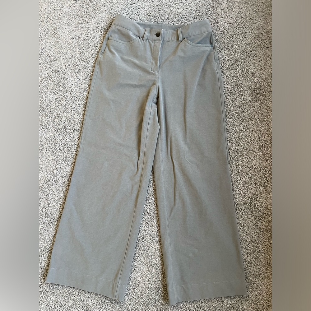 NWOT City Sleek 5-pocket High Rise Wide Leg Pant Full Length *Light Utilitech